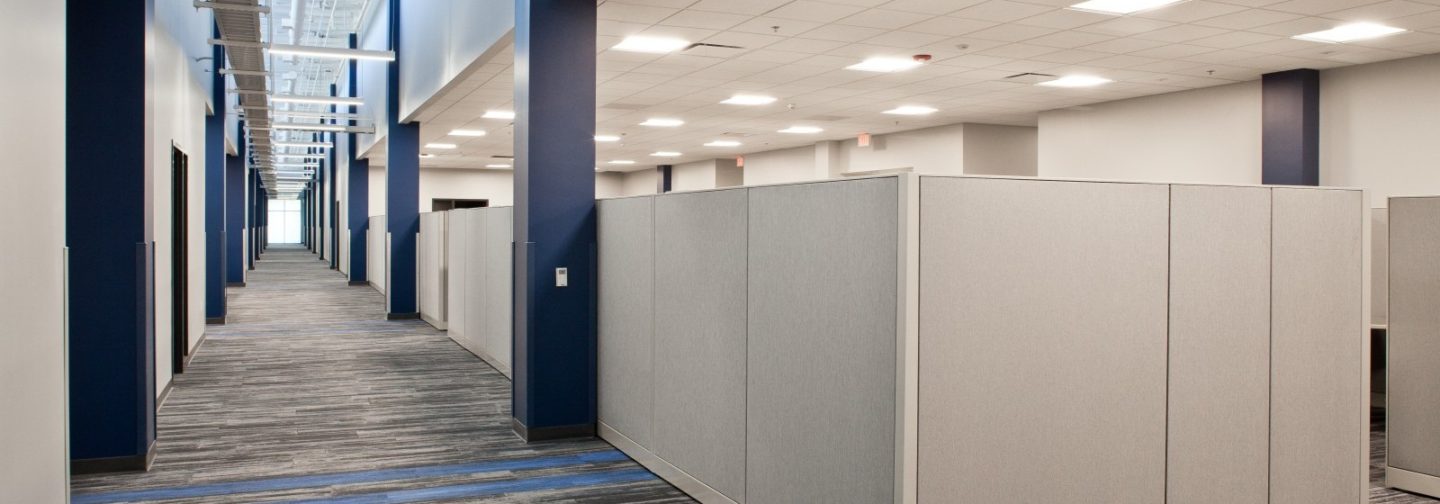LyondellBasell building office cubicles