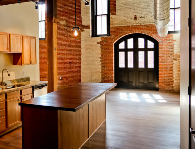 kitchen and isle space