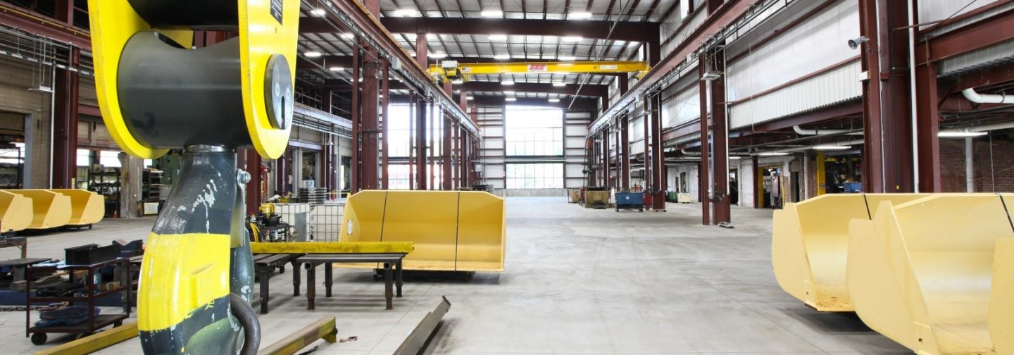 Bowe machining building factory floor