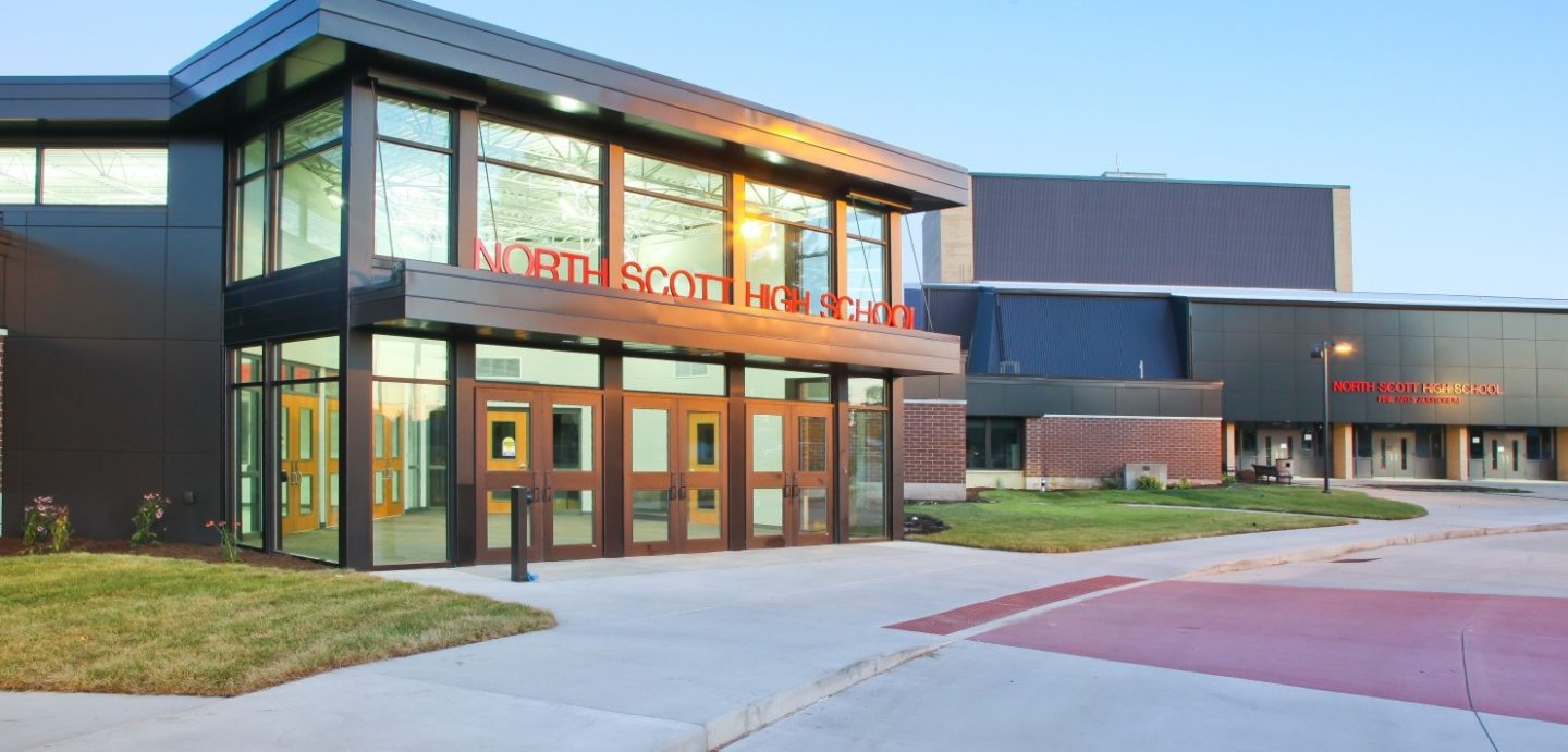 North Scott High School Bush Construction