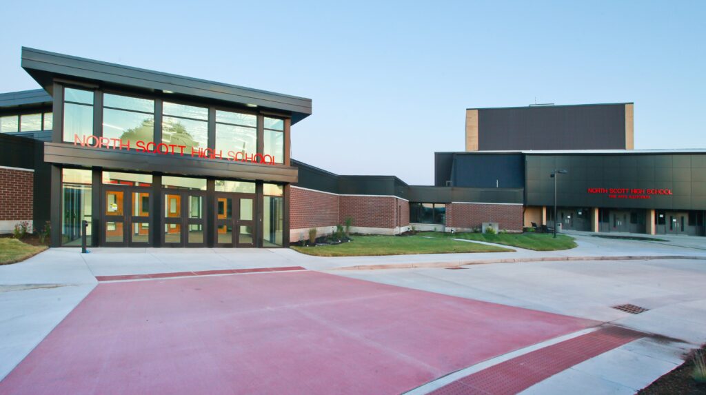 North Scott High School Bush Construction