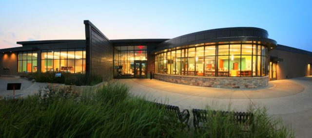 Davenport Public Library Eastern Branch entryway