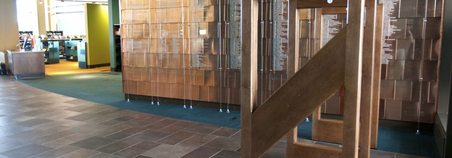 Davenport Public Library Eastern Branch interior lobby