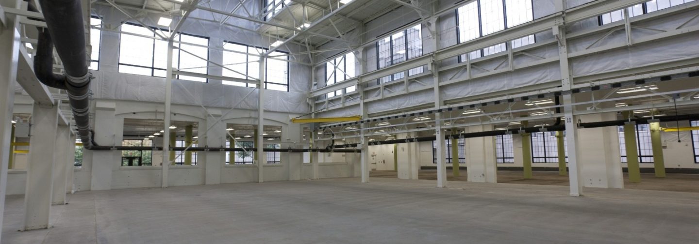 3/4 view of arsenal building