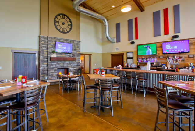 clubhouse dining area
