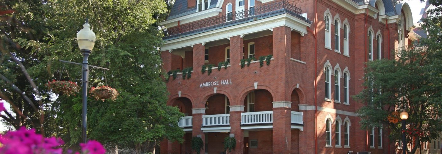 Ambrose Hall side exterior