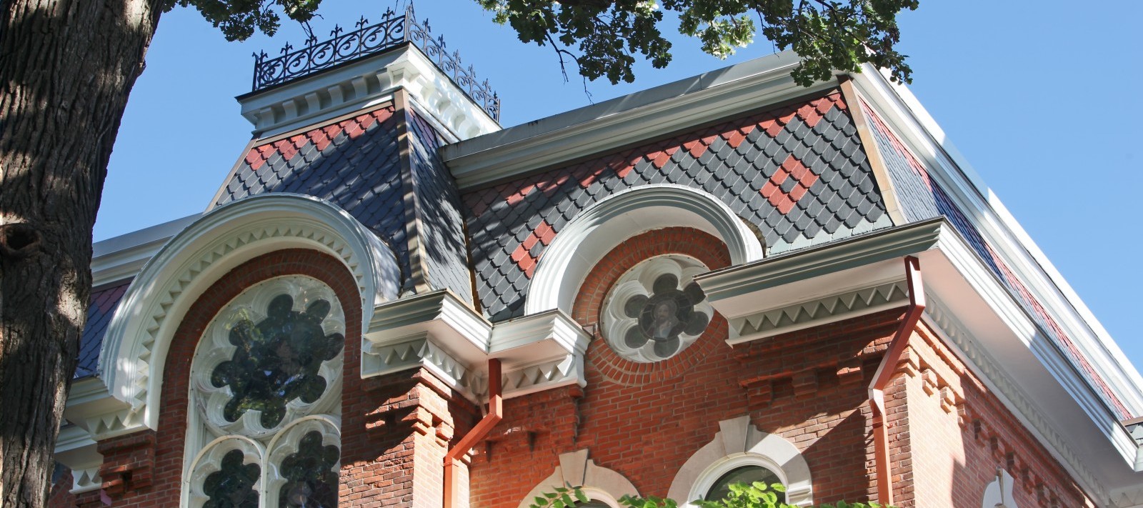 St. Ambrose University Ambrose Hall Exterior Bush Construction