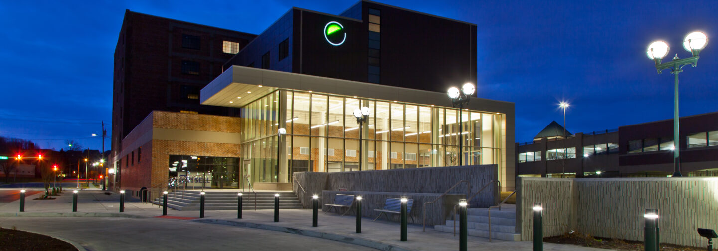 The station at night