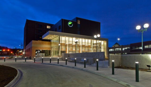 The station at night