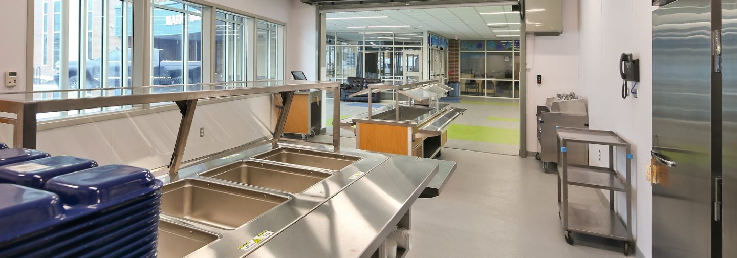 Breakfast and lunch is now being served in a brand new, state-of-the art cafeteria at Mark Twain Elementary School