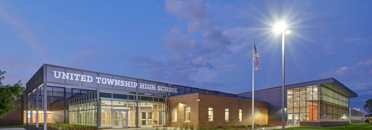 Exterior Image of United Township High School