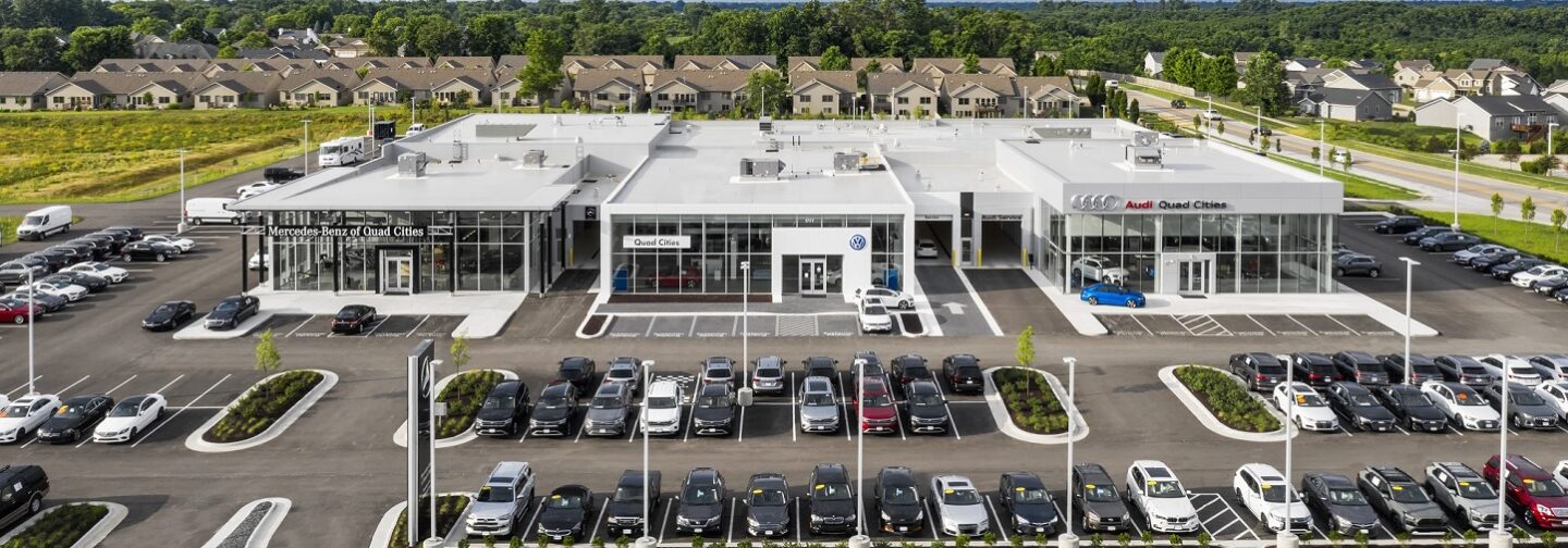 Smart Luxury Motors Aerial View