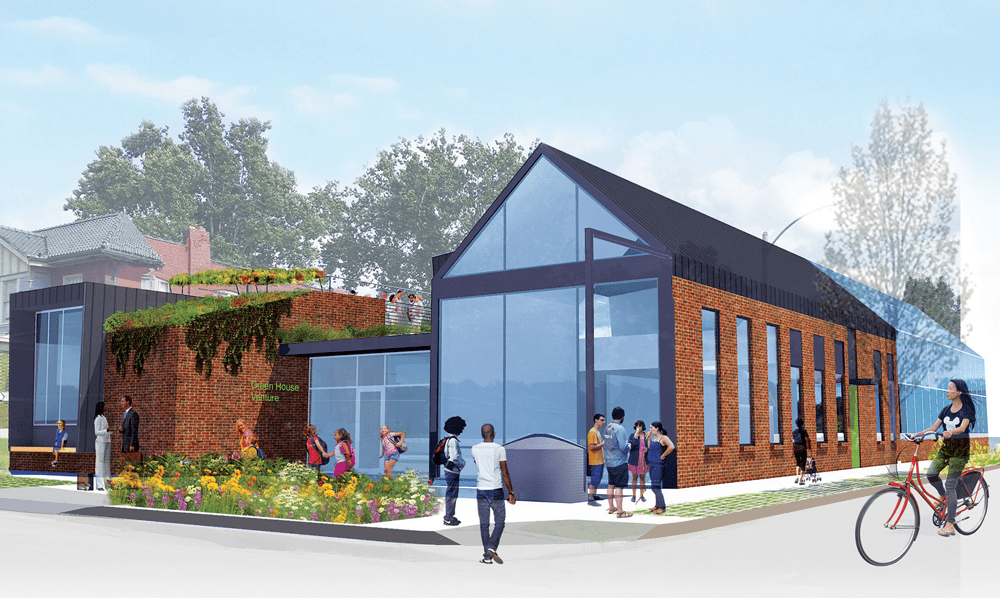 Green House Venture: Urban Agriculture Education Center - Bush Construction